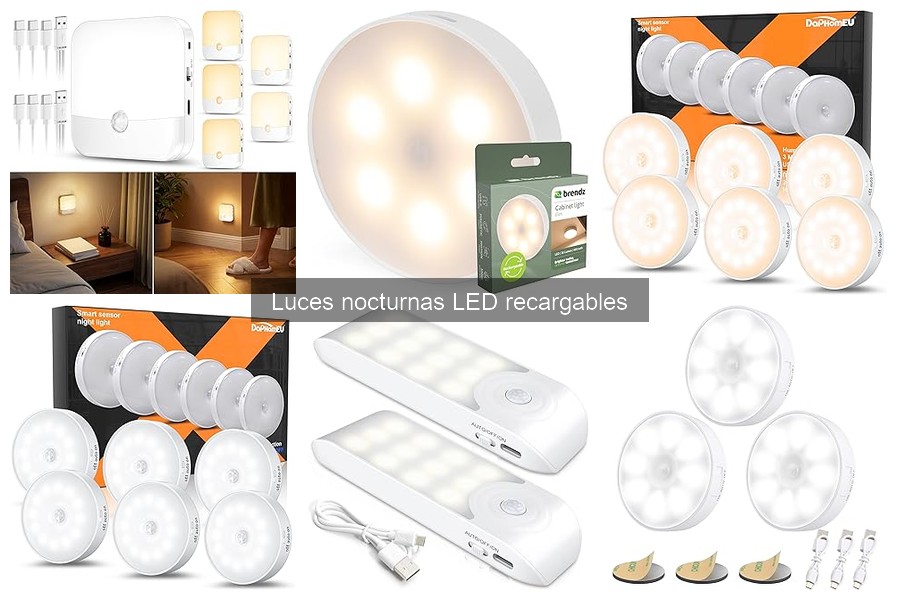 Ventajas de las luces nocturnas LED recargables para tu hogar