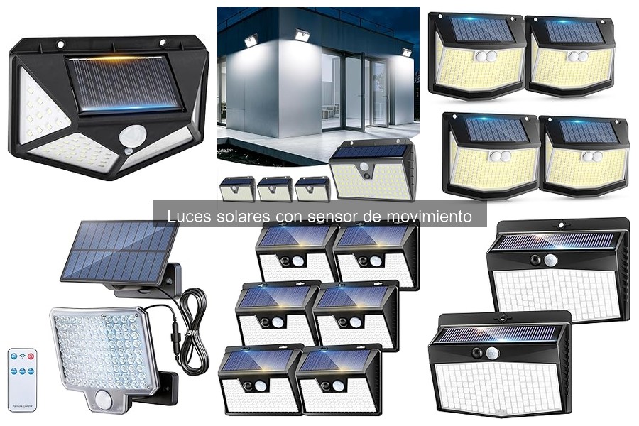Ventajas de las luces solares con sensor de movimiento