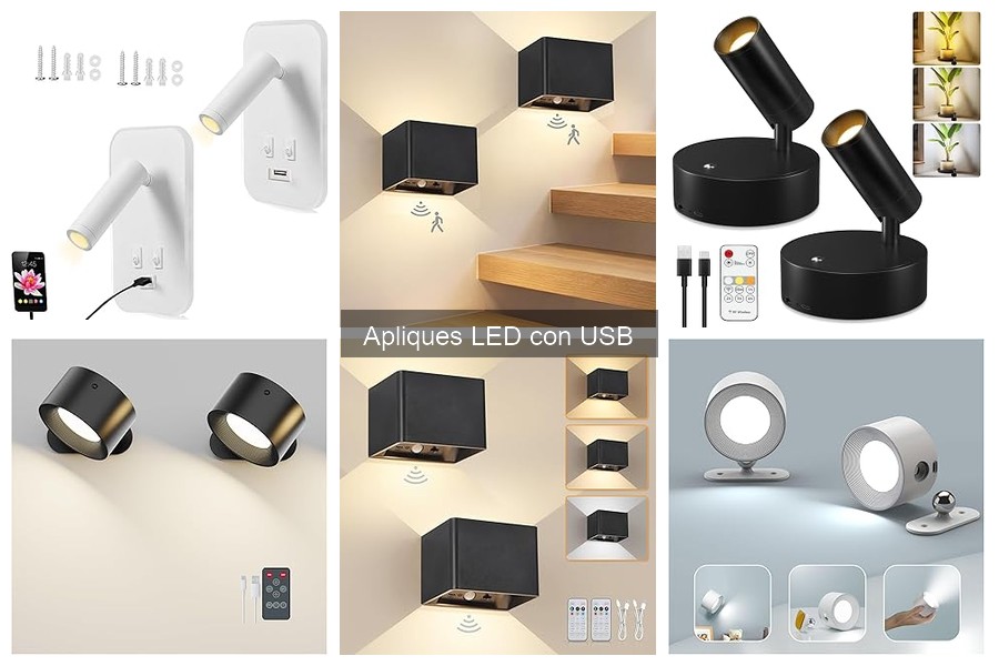 Ventajas de los apliques LED con USB para tu hogar