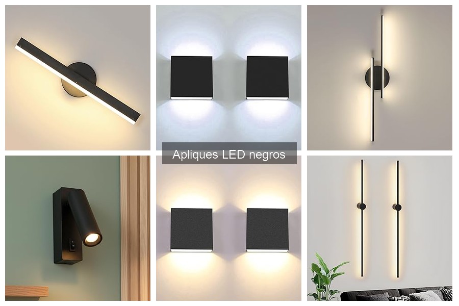 Ventajas de los apliques LED negros en decoración moderna