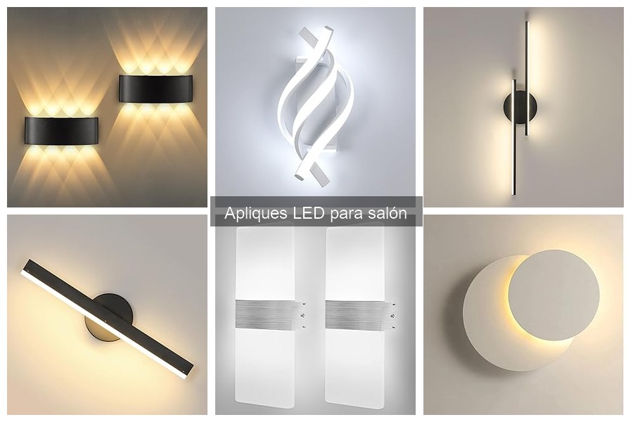 Ventajas de los apliques LED para el salón: ahorro y estilo