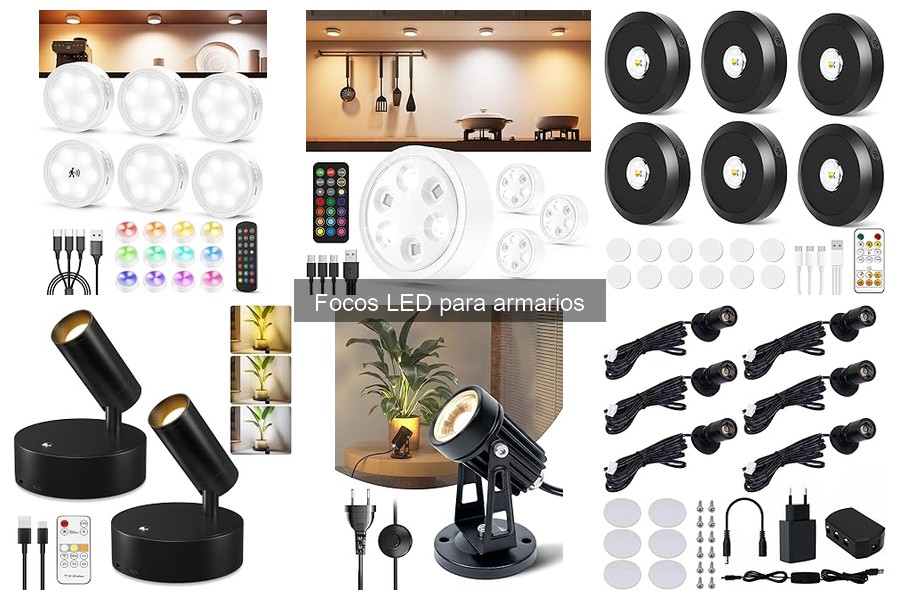 Ventajas de los Focos LED en Armarios: Eficiencia y Estilo