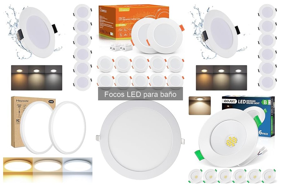 ** Ventajas de los Focos LED en el Baño: Eficiencia y Durabilidad