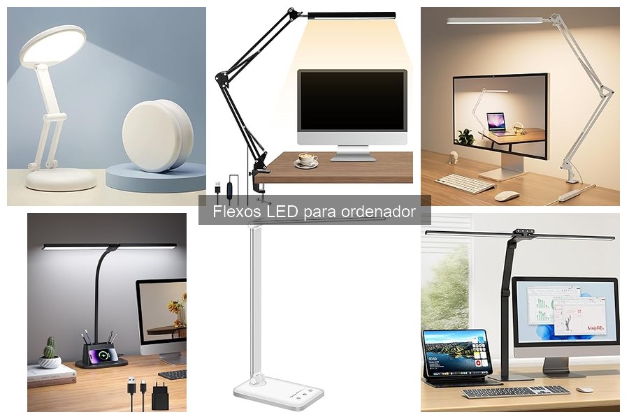 Ventajas de usar flexos LED para trabajo en ordenador