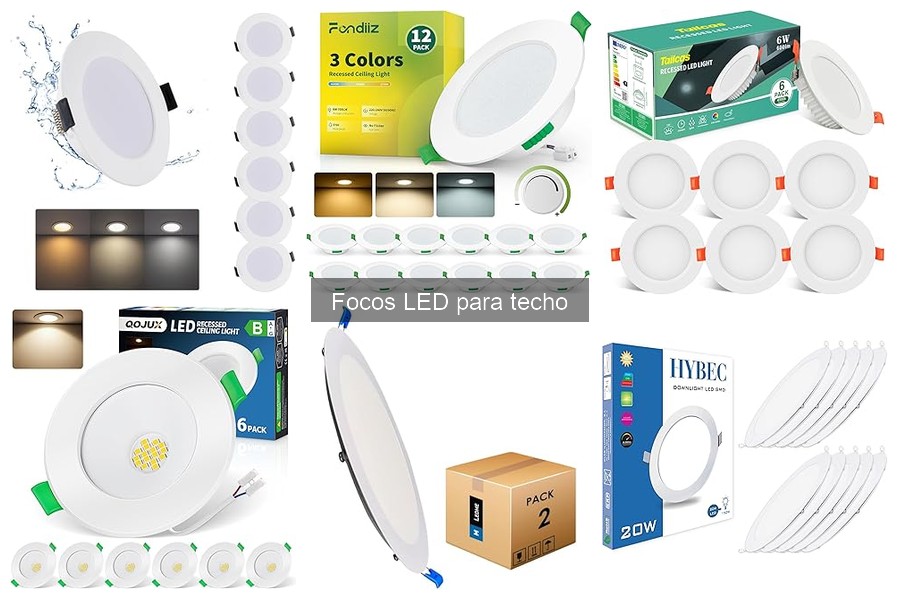 Ventajas de usar focos LED para techo en casa