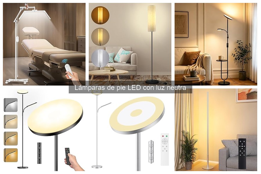 ** Ventajas de usar lámparas de pie LED con luz neutra