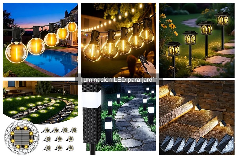 Ventajas de usar luces LED en el jardín