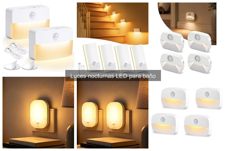 Ventajas de usar luces nocturnas LED en el baño