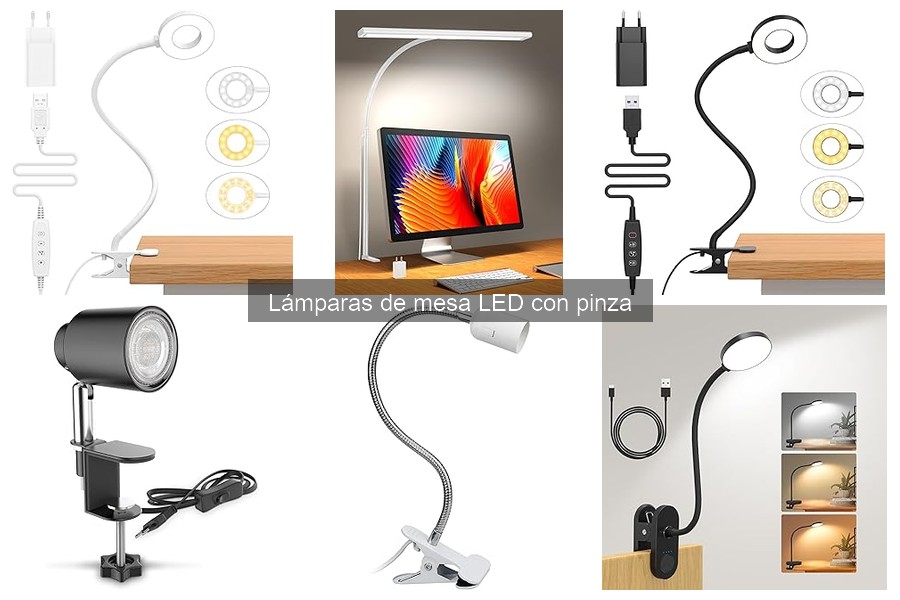 Ventajas y Desventajas de Lámparas de Mesa LED con Pinza