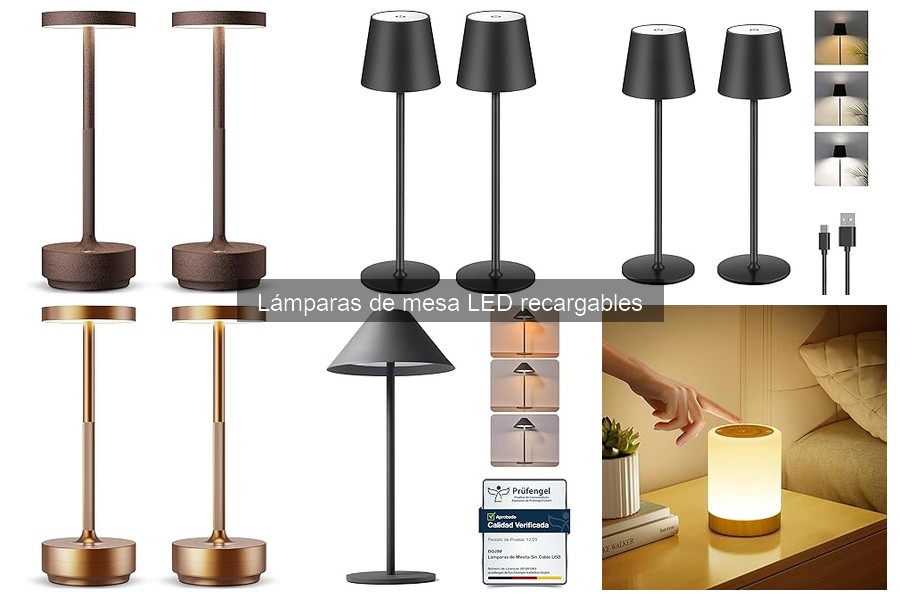Ventajas y desventajas de lámparas de mesa LED recargables