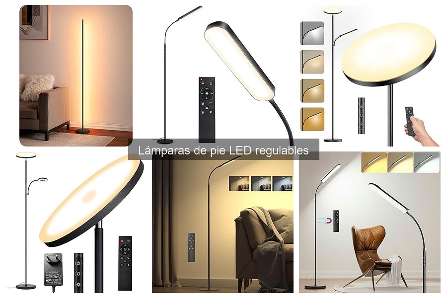 Ventajas y desventajas de lámparas de pie LED regulables