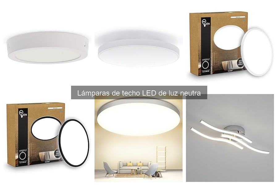 Ventajas y desventajas de lámparas de techo LED luz neutra