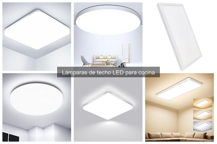 Ventajas y desventajas de lámparas de techo LED para cocina