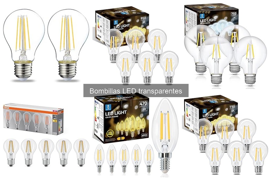 Ventajas y desventajas de las bombillas LED transparentes
