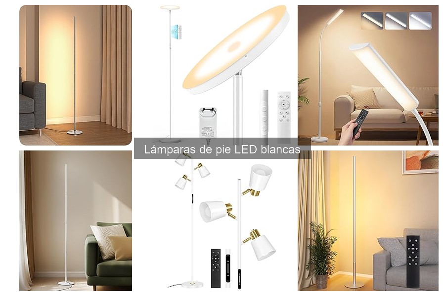 Ventajas y desventajas de las lámparas de pie LED blancas