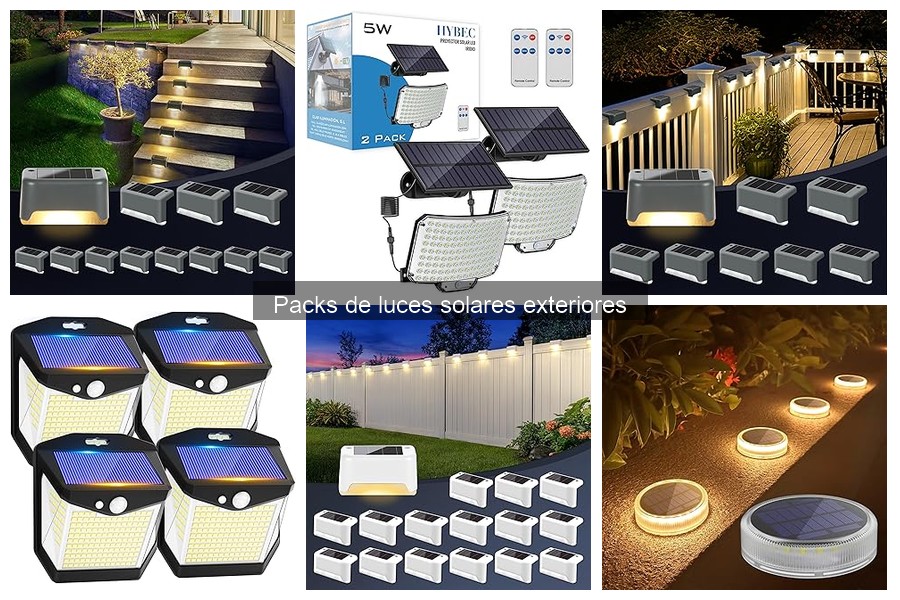 Ventajas y desventajas de las luces solares exteriores