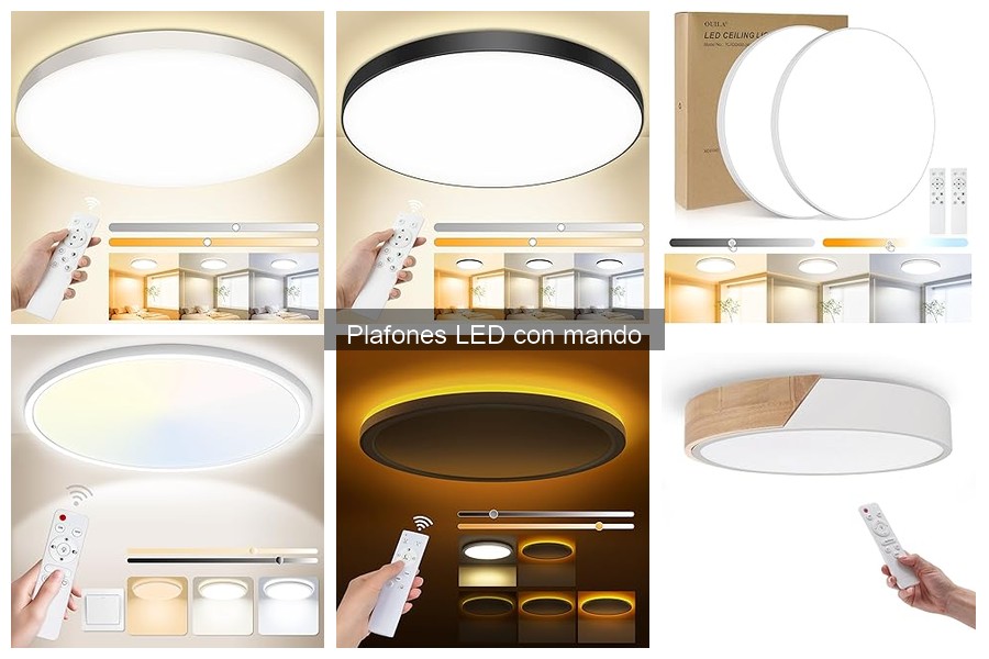 Ventajas y desventajas de plafones LED con mando