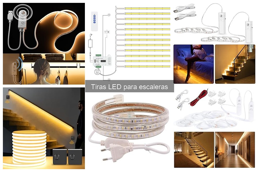Ventajas y desventajas de tiras LED en escaleras