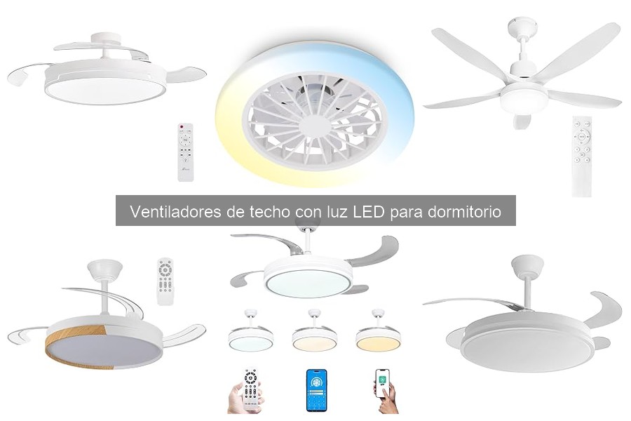 Ventiladores de techo con luz LED en oferta: Mejores precios
