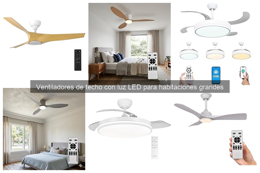 Ventiladores de techo con luz LED: ¿Qué son y sus ventajas?