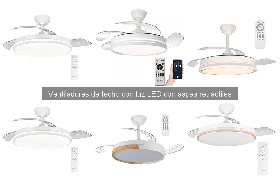 Ventiladores de techo con luz LED: ¿Son energéticamente eficientes?
