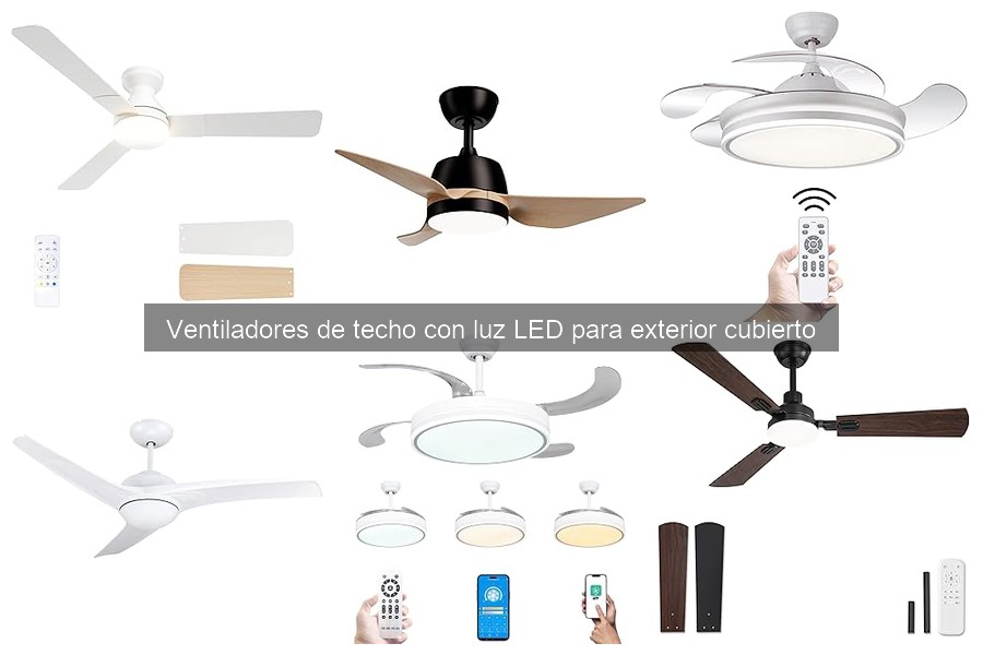 Ventiladores de techo con luz LED: ventajas y desventajas