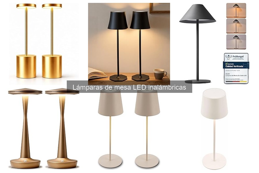 Vida útil de lámparas de mesa LED inalámbricas: Lo que debes saber